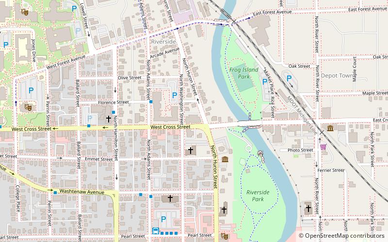 Michigan Firehouse Museum location map