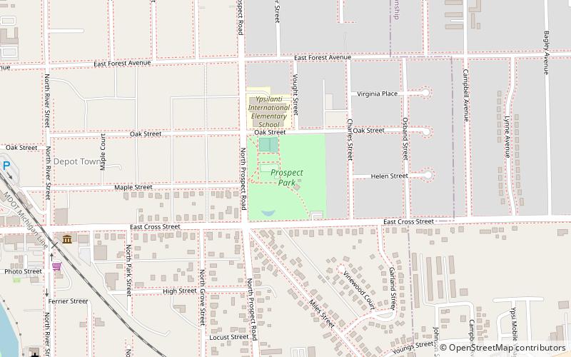 Prospect Park location map