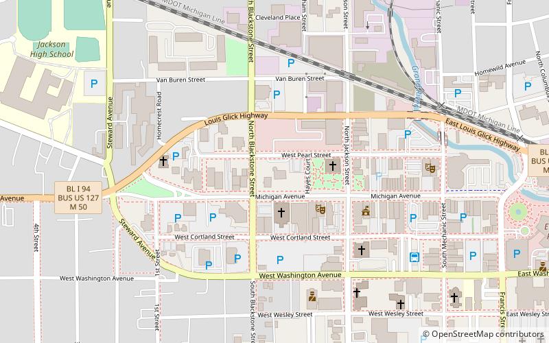 Jackson Carnegie Library location map