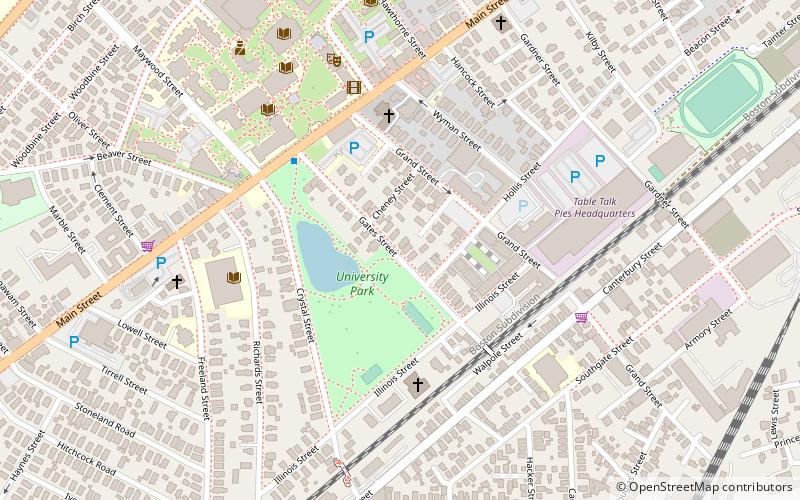 Dale and Ethan Allen Streets Historic District location map