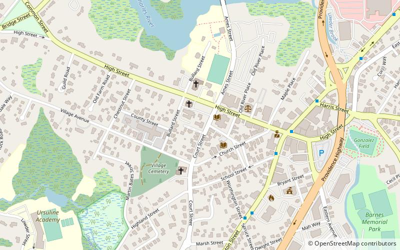 19 court street dedham massachusetts location map
