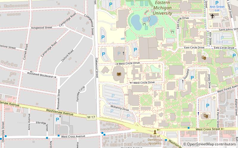 Bruce T. Halle Library location map
