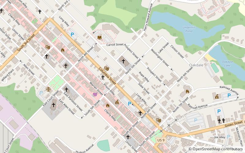 Houses at 37–47 North Fifth Street location map