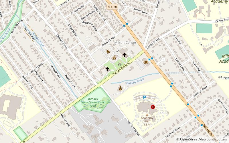 Milton Centre Historic District location map