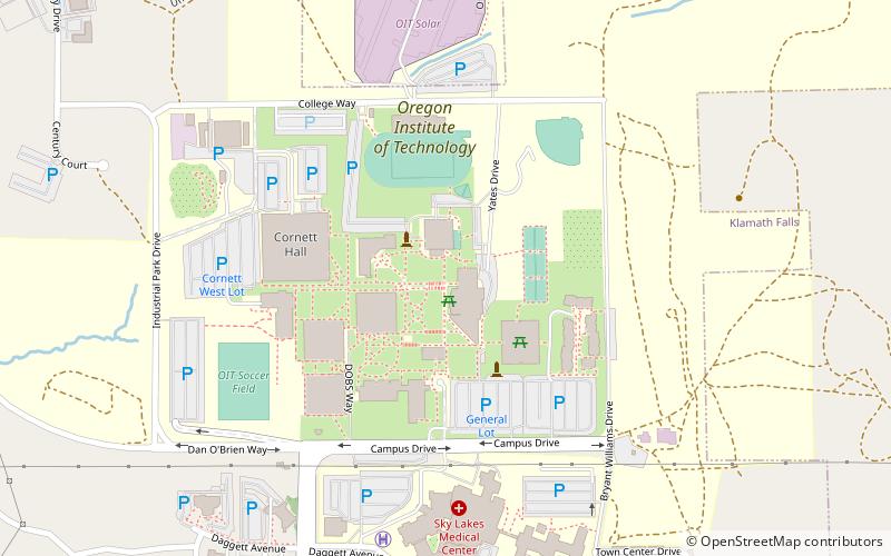 Oregon Institute of Technology location map