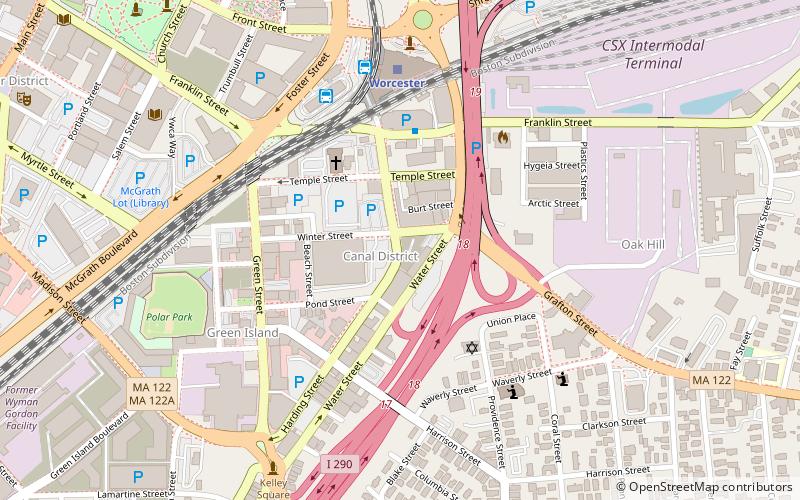 Harding-Winter Street Manufacturing District location map