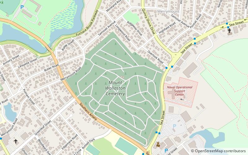 Mount Wollaston Cemetery location map