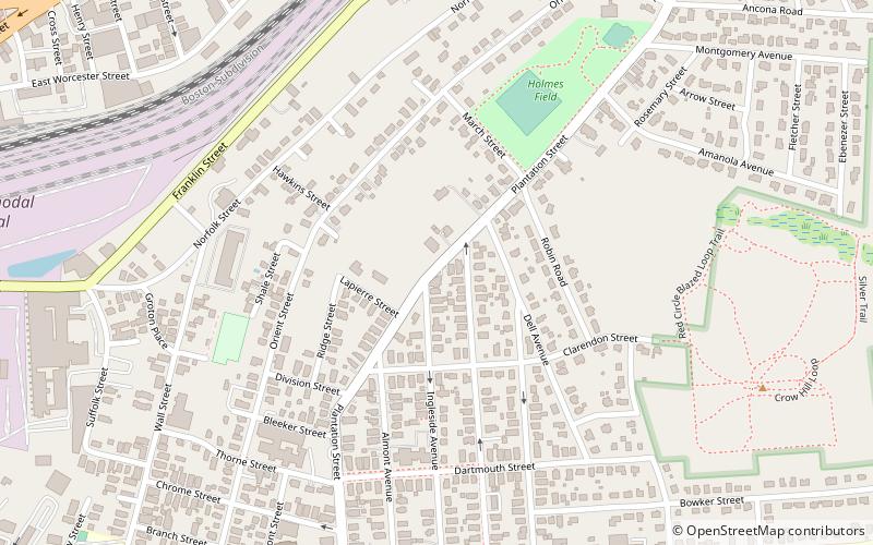 Henry Bousquet Three-Decker location map