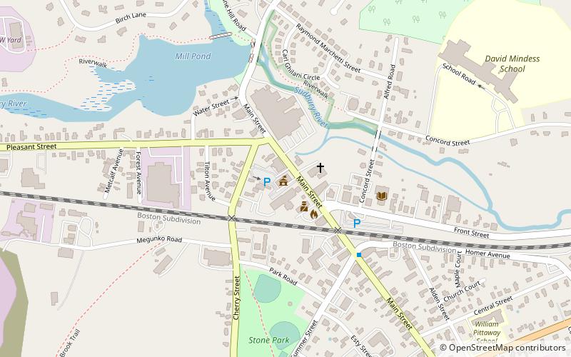 Ashland Town House location map