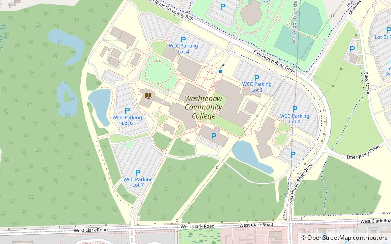 Washtenaw Community College location map