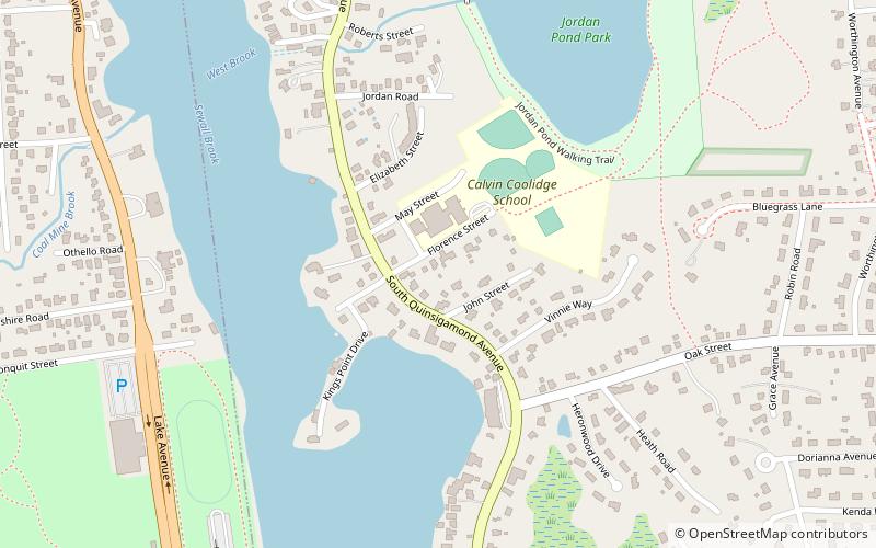 Lake Quinsigamond location map