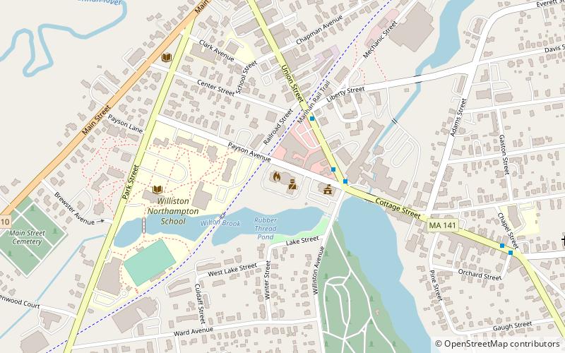 Easthampton Police Department location map