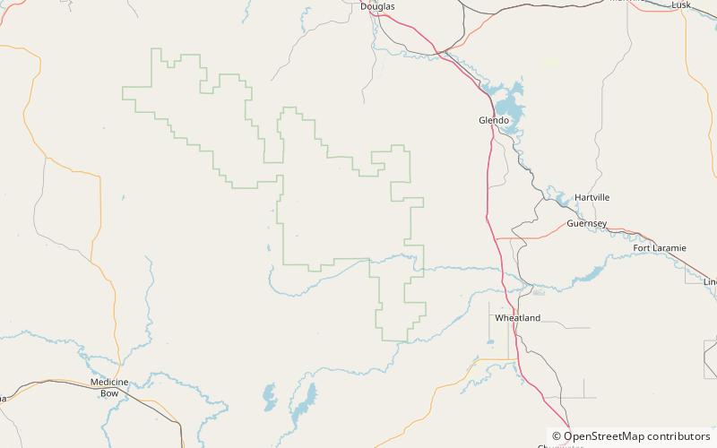 Laramie Peak location map