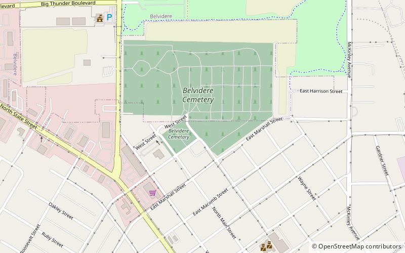 Pettit Memorial Chapel location map