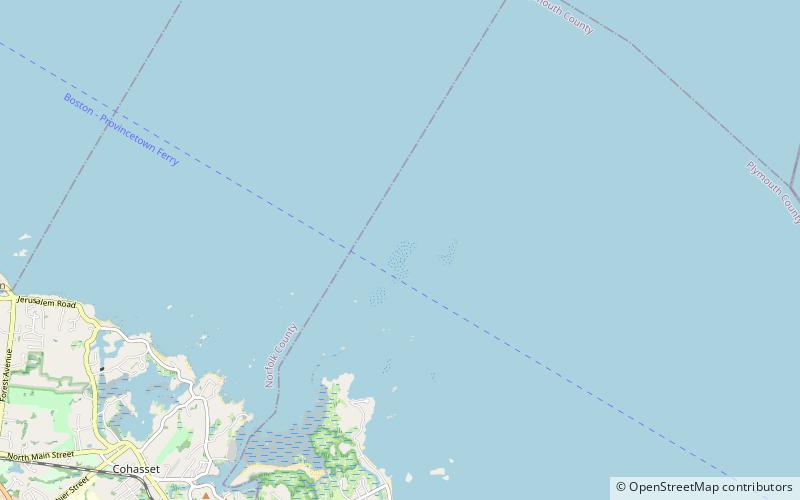 phare de minots ledge hull location map