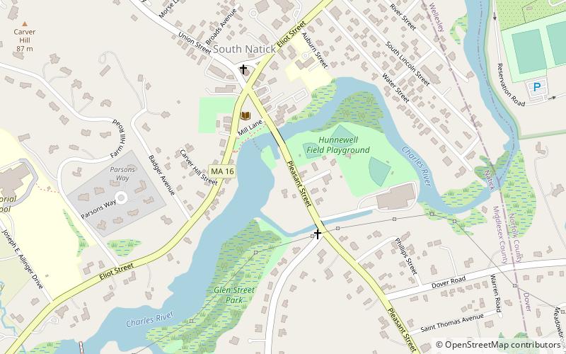 the parsonage natick location map