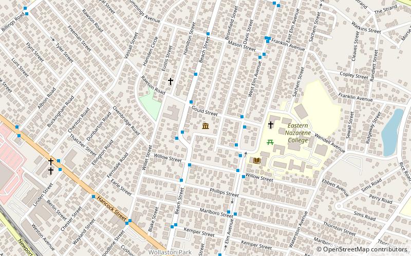 Josiah Quincy House location map