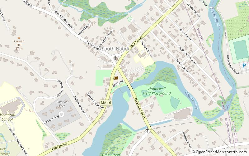 John Eliot Historic District location map