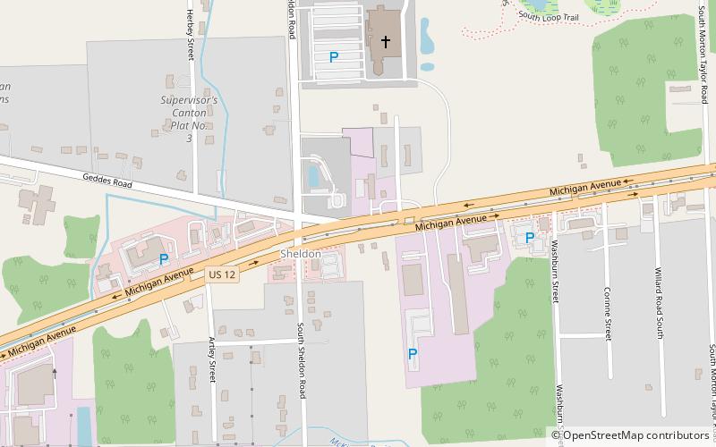 Sheldon Inn location map