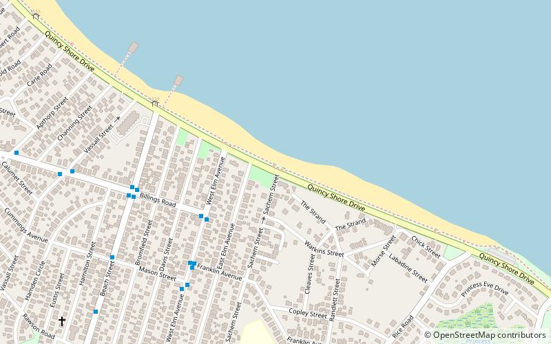Wollaston Beach location map