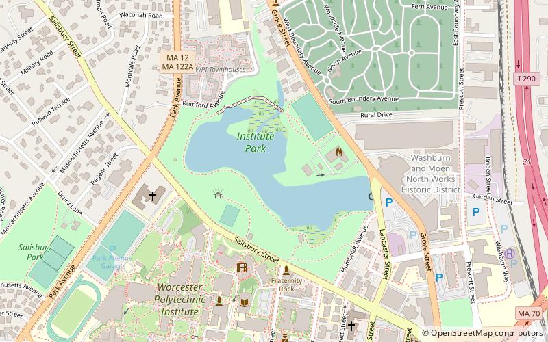 Institute Park location map