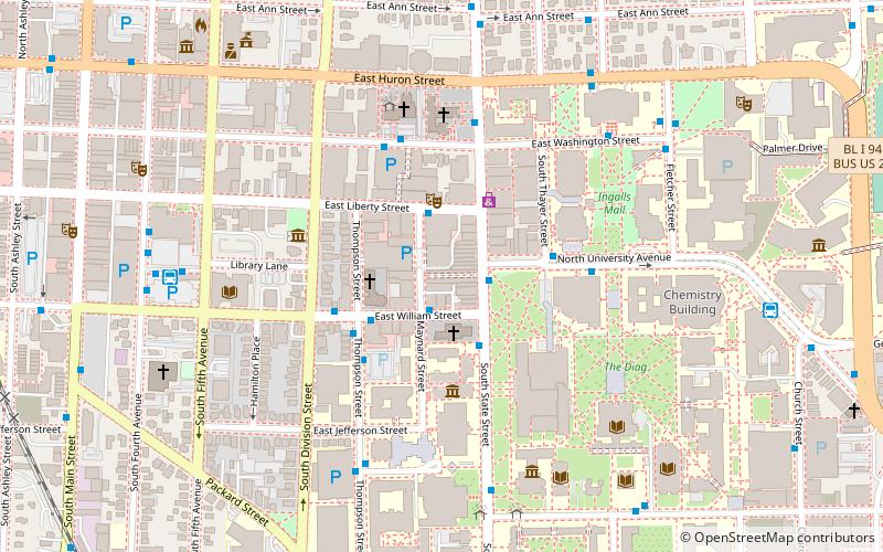 Nickels Arcade location map