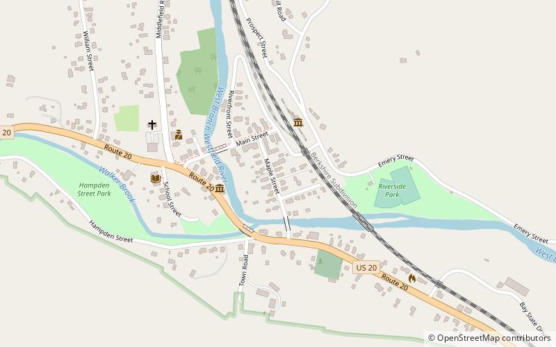 Chester location map