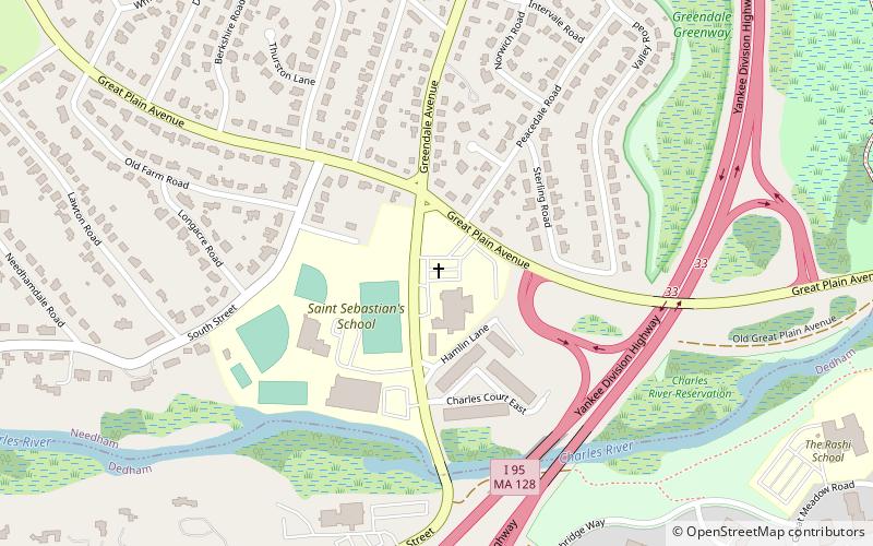 St. Bartholomew Parish - Needham location map
