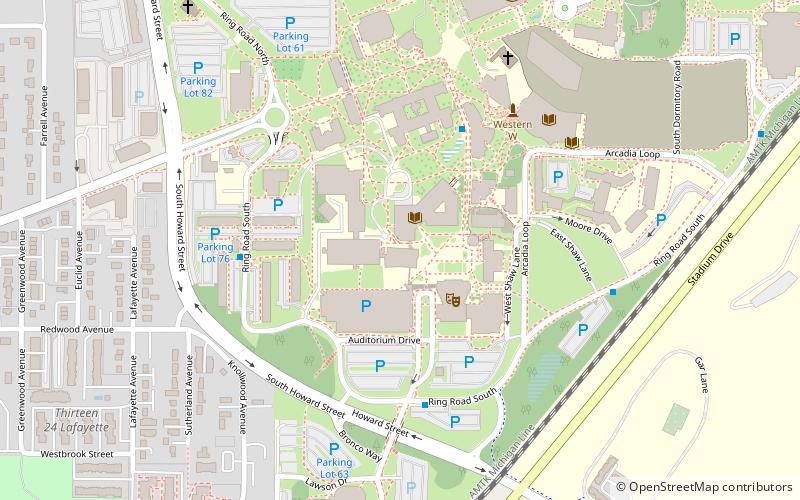 Richmond Center for Visual Arts location map
