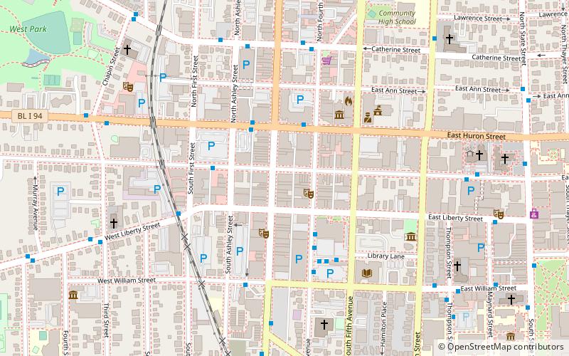 First National Bank Building location map