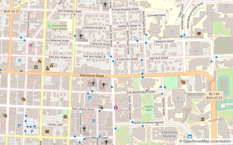 Unitarian Universalist Church location map