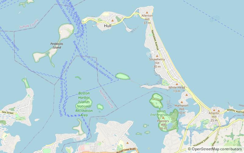 Bumpkin Island location map