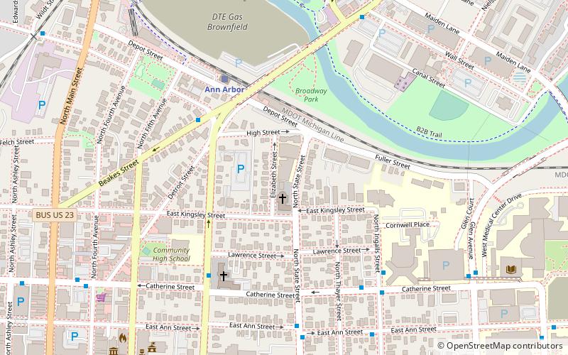 St. Thomas the Apostle Catholic Church location map