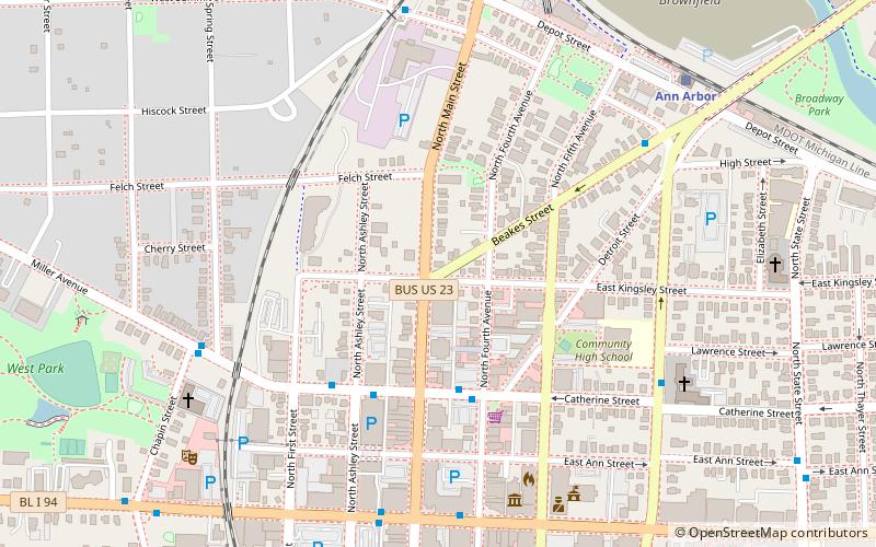 Kellogg-Warden House location map