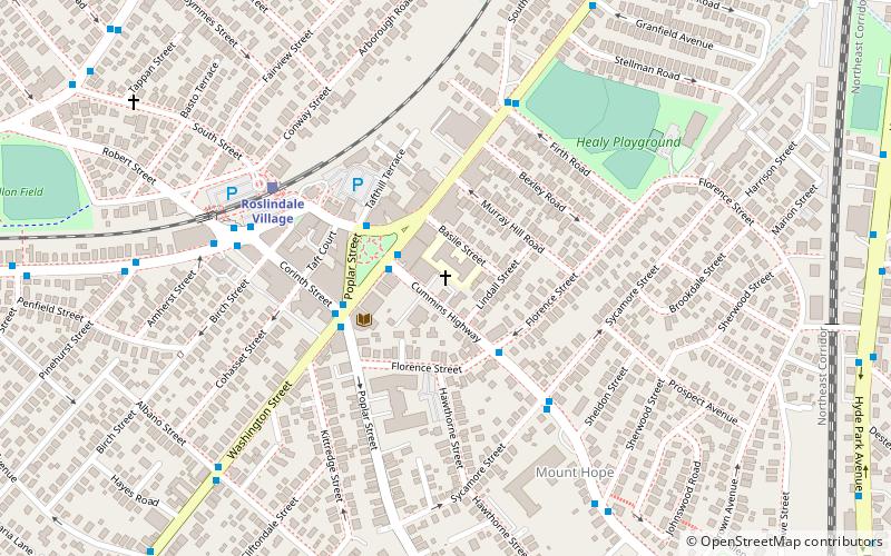 Roslindale Congregational Church location map