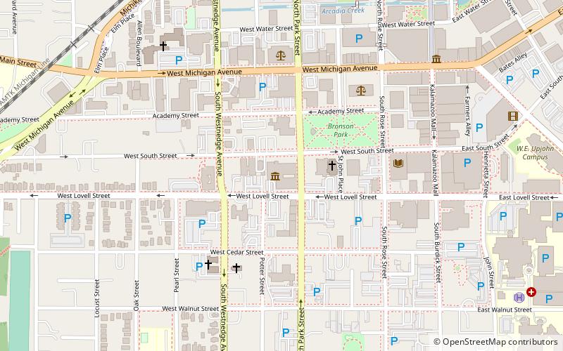 Kalamazoo Institute of Arts location map