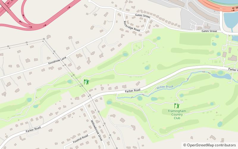 Framingham Country Club location map