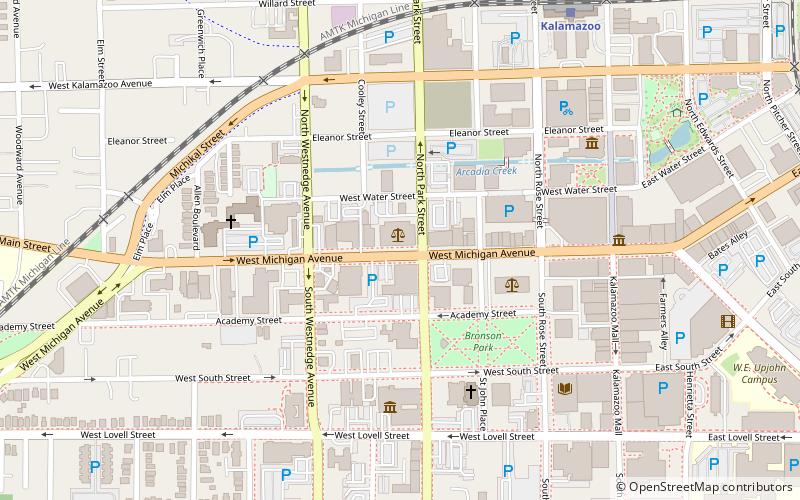 kalamazoo federal building and u s courthouse location map