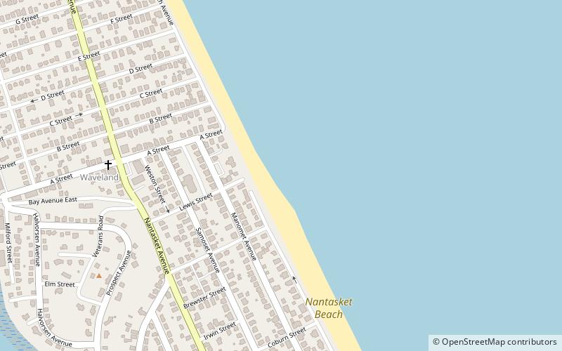 nantasket beach hull location map