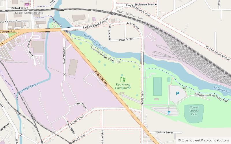 Red Arrow Golf Course location map