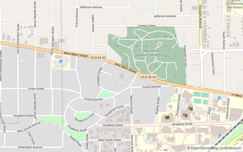 Henderson Castle location map