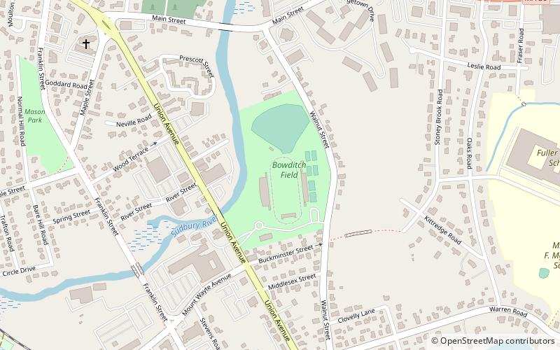 Bowditch Field location map