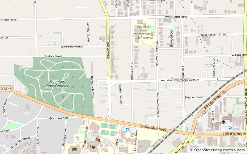 Stuart Area Historic District location map