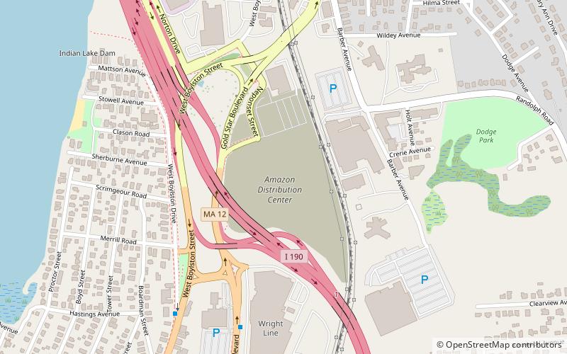 Greendale Mall location map