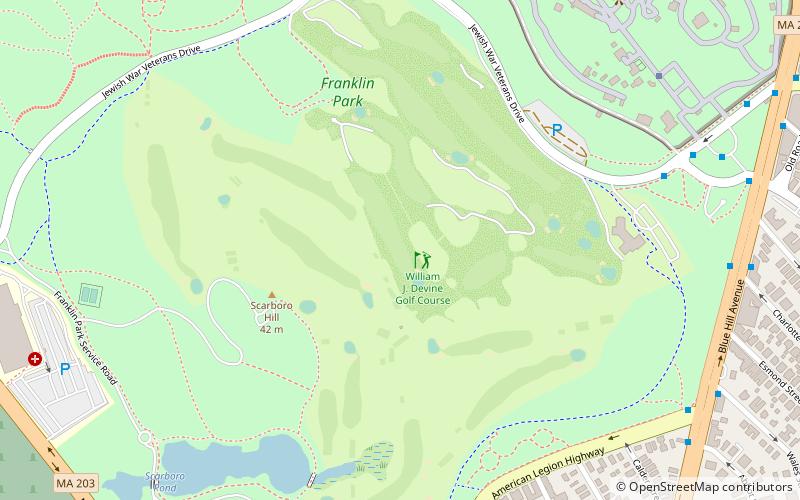 William J. Devine Memorial Golf Course location map