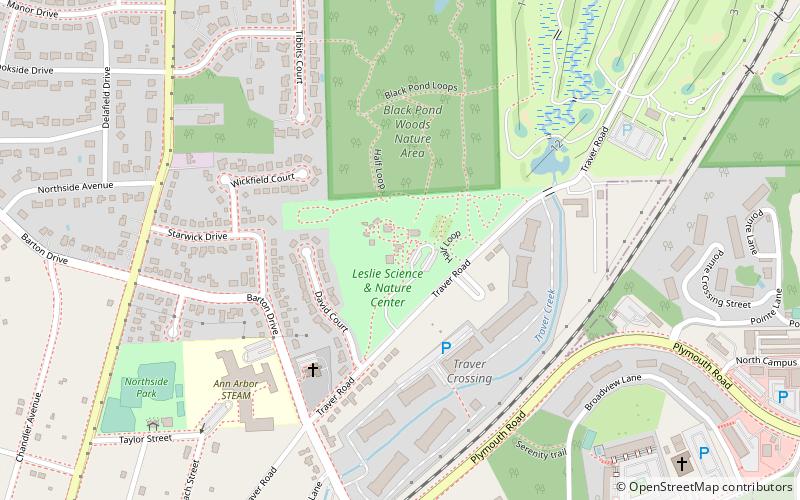 Leslie Science Center location map