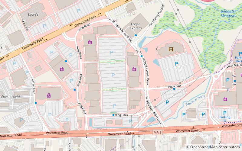 shoppers world framingham location map