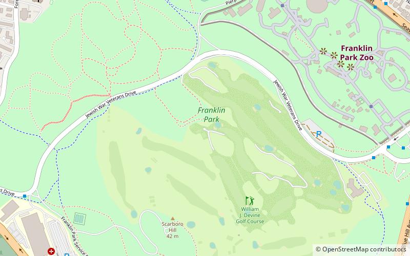 Franklin Park location map