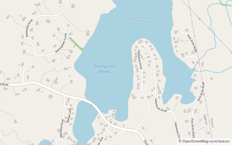 Thompson Pond location map