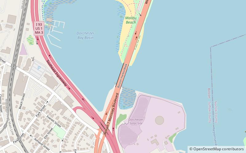 morrissey boulevard boston location map